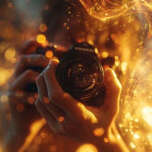 Midjourney-Visual zeigt den magischen Moment, wenn Technik zur Quelle neuer Ideen wird.